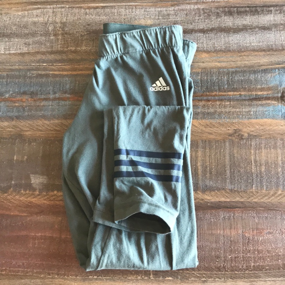 Size small green adidas leggings